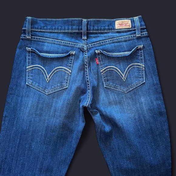 Levi’s Too Superlow 524 Dark Blue Wash Jeans - Picture 5 of 8